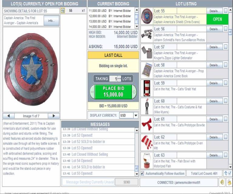 Brief Review Of ScreenUsed July 2013 Auction! Updated – Collector's ...